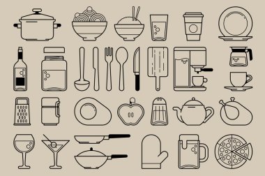 Yemek ve mutfak öğeleri