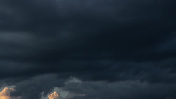 Del día a la noche Nubes Time Lapse — Vídeo de stock