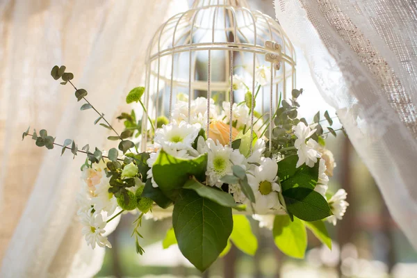Цветы в день свадьбы — стоковое фото