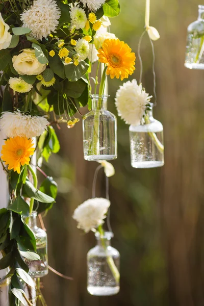 Bröllop blommor dekoration — Stockfoto