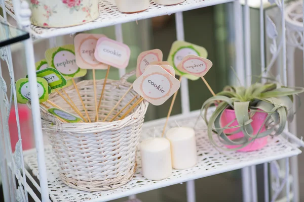 Decoration table — Stock Photo, Image