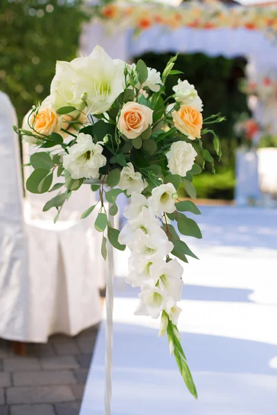 結婚式の花の装飾 — ストック写真