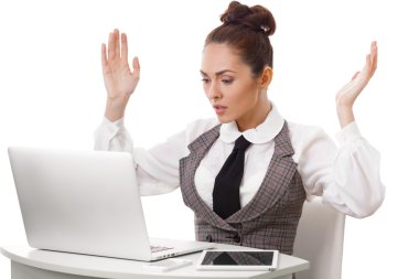 Duygu sinirli bilgisayar kullanıcı