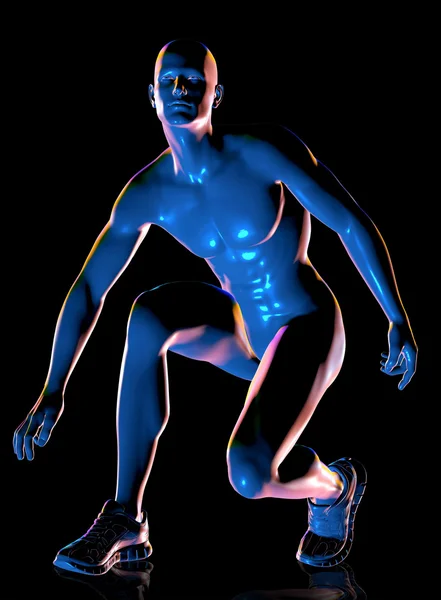 Figura masculina 3D — Fotografia de Stock