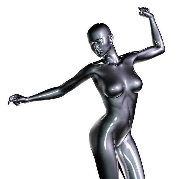 3d rendered illustration of female body — Stock Photo, Image