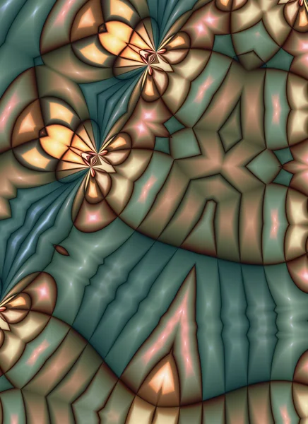 Fondo fractal abstracto colorido — Foto de Stock