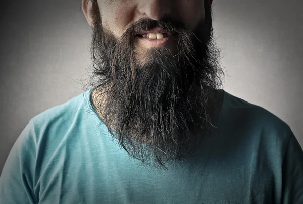 Homme avec barbe — Photo