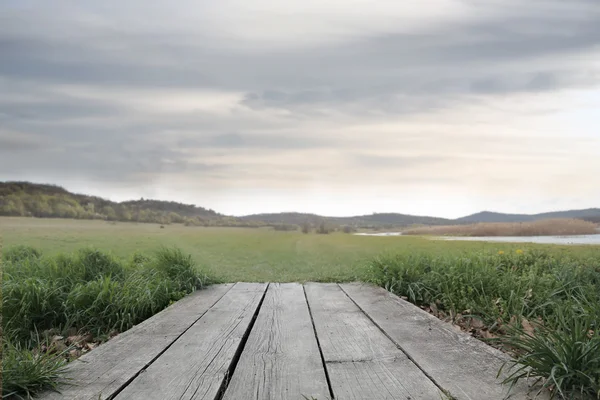 Lovely green hill — Stock Photo, Image