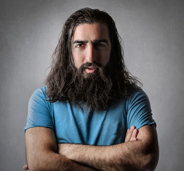 Retrato del hombre de la barba — Foto de Stock