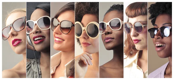 Mujeres con gafas de sol — Foto de Stock