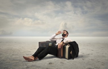 İşadamı tatil günlerinde gider