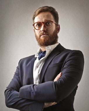 ciddi zarif işadamı