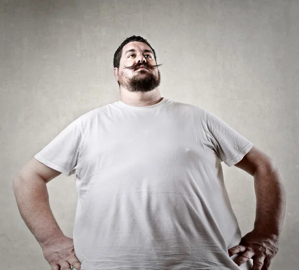 Very fat man — Stock Photo, Image