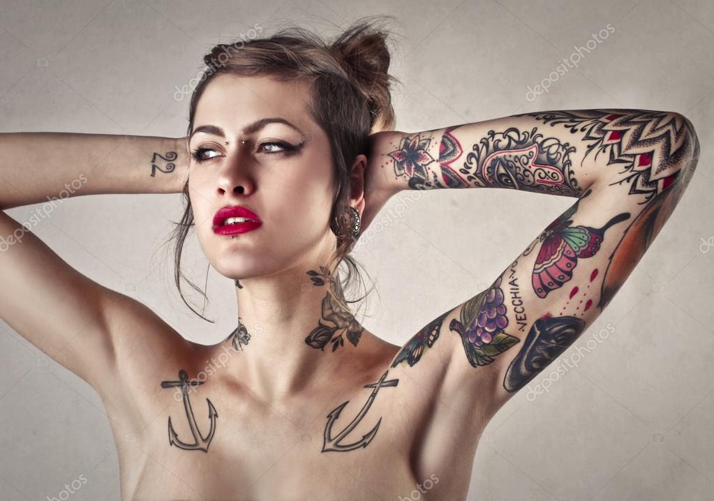 Tattooed Naked Women