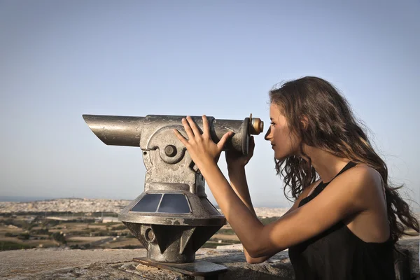 Escanear o horizonte — Fotografia de Stock