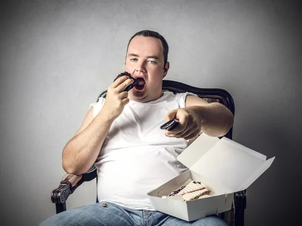 Comer tudo. — Fotografia de Stock