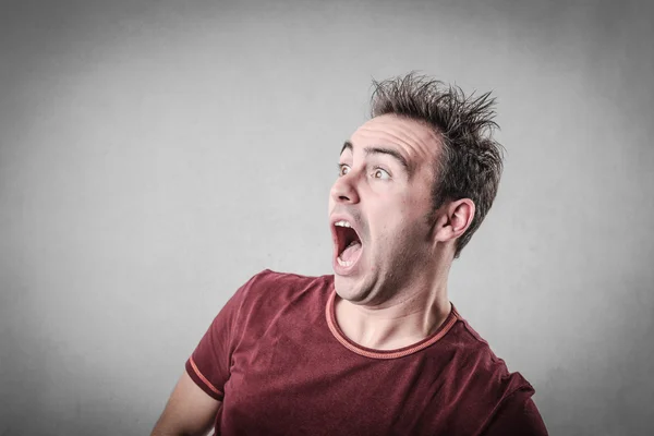 A surprised man — Stock Photo, Image