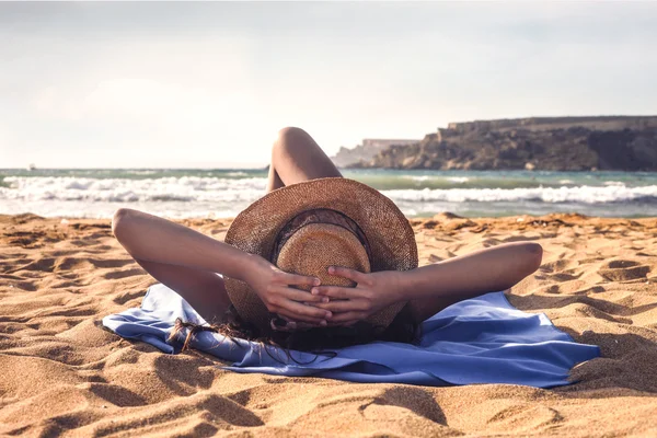 Relaxing at the sea — Stock Photo, Image