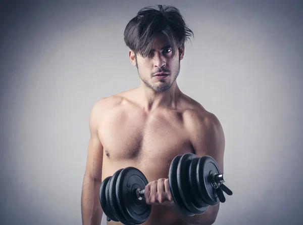 Training hart, um das Ziel zu erreichen — Stockfoto