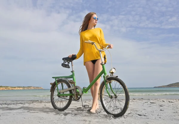 Riding at the beach — Stock Photo, Image