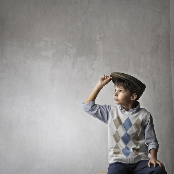 Orgoglioso bambino — Foto Stock