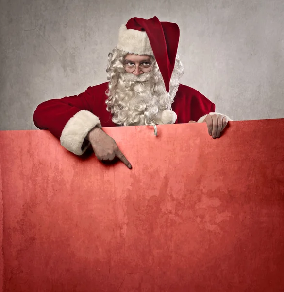 Papai Noel em vermelho — Fotografia de Stock