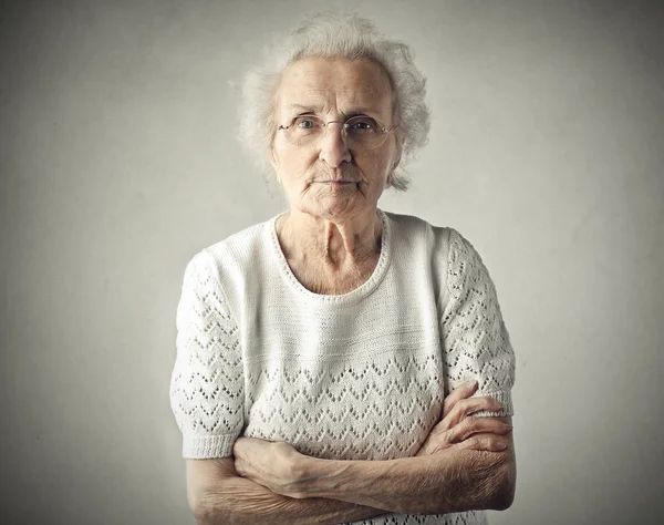 Bad grandma — Stock Photo, Image