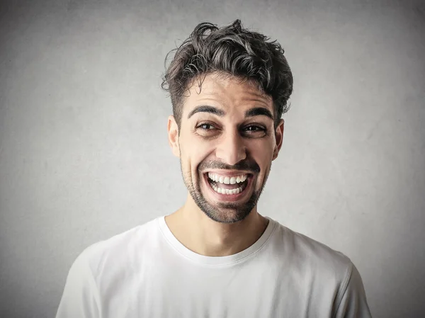 Male laugh — Stock Photo, Image