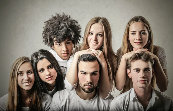 Amigos de la diversidad — Foto de Stock