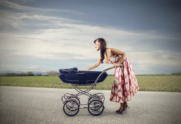 Passeie no campo — Fotografia de Stock