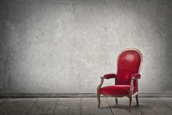 Fauteuil rouge — Photo