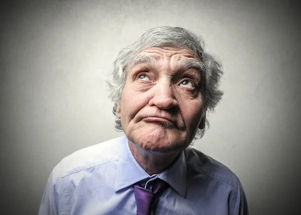 Thinking face — Stock Photo, Image