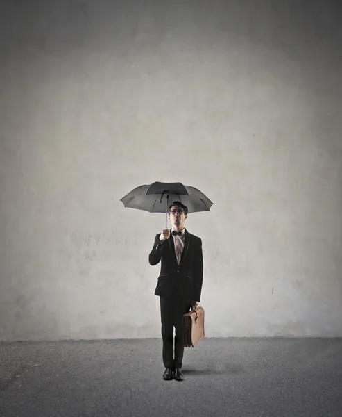 검은 우산 — 스톡 사진