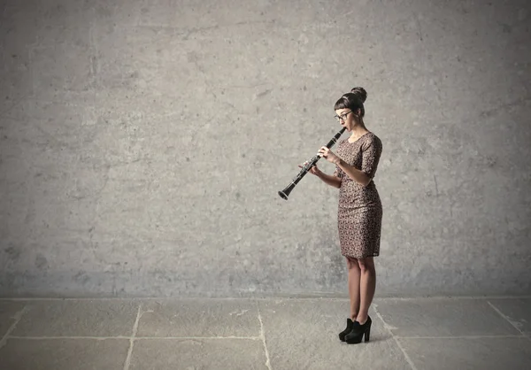 Clarinete sonido — Foto de Stock