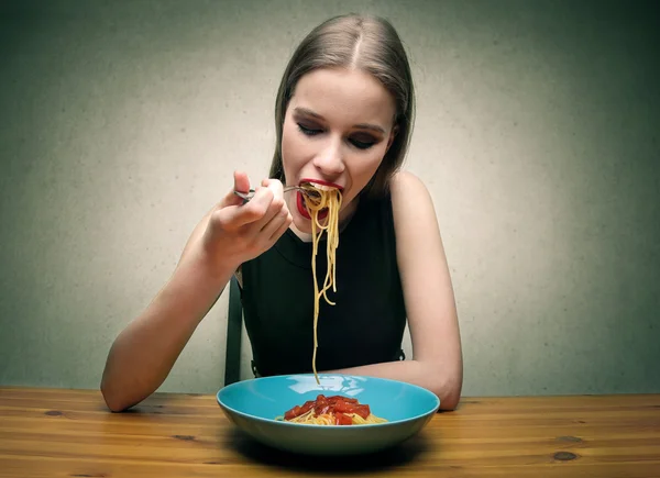 Pasta addicted — Stock Photo, Image