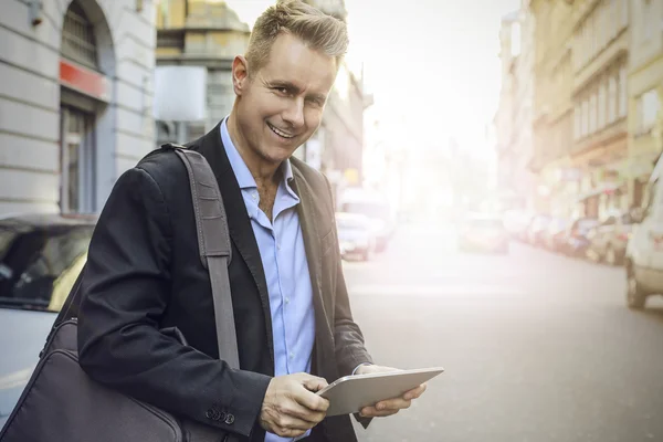 Viajante hombre de negocios — Foto de Stock