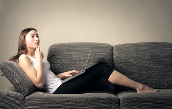 Working from home — Stock Photo, Image