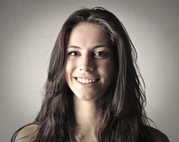 Mujer sonriente — Foto de Stock