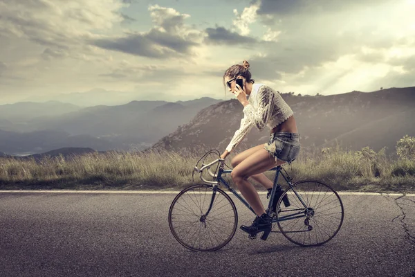Jazda na rowerze — Zdjęcie stockowe
