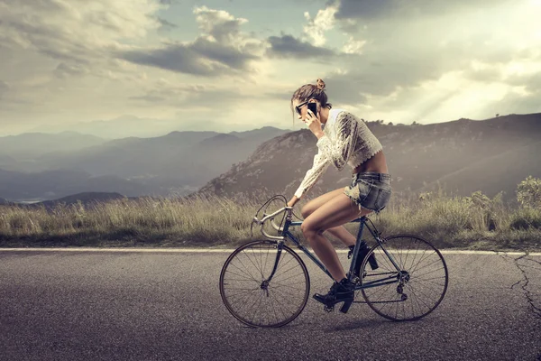 Passeio de bicicleta — Fotografia de Stock