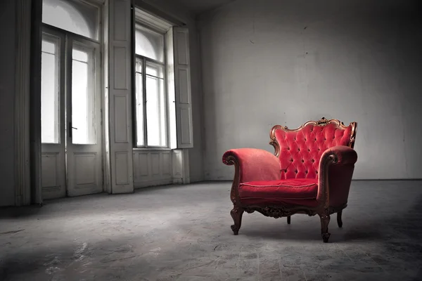 红色的椅子 — 图库照片