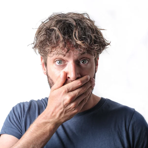 Shocked man — Stock Photo, Image