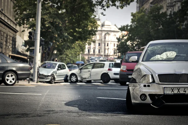 Accidente de coche — Foto de Stock