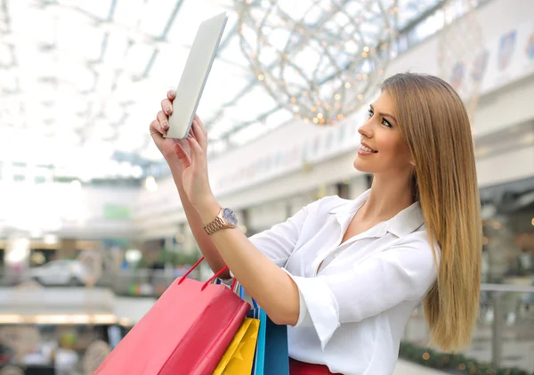 Moje zakupy Selfie — Zdjęcie stockowe