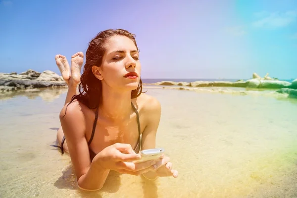 Siente la luz del sol — Foto de Stock