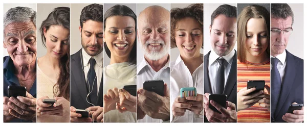 Mobiltelefon heutzutage — Stockfoto