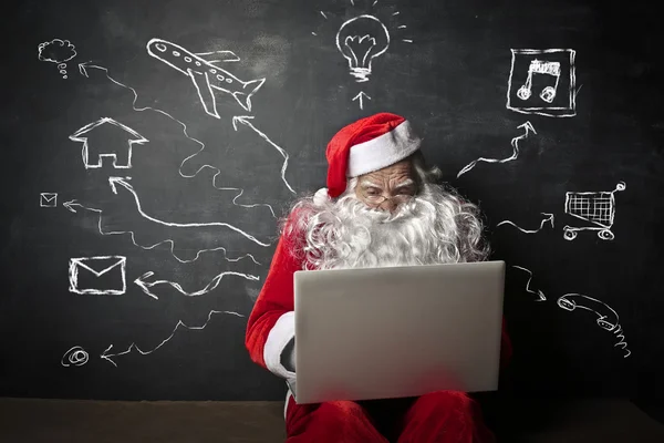 Santa Claus myšlenky — Stock fotografie