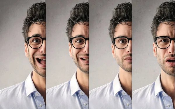 His Typical Emotions — Stock Photo, Image