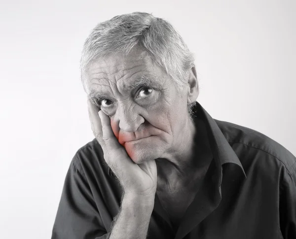 Suffering from toothache — Stock Photo, Image