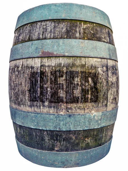 Isolated Vintage Beer Barrel — Stock Photo, Image